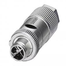 Разъем M12X-8PMM-IP67 Field-installation A-coded 8-pin male screw-in M12 connector, IP67-rated