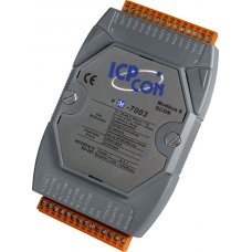 Модуль M-7003 CR 8-channel AI and 4-channels Relay Output Module with DCON and Modbus Protocol (Gray Cover) (RoHS Модуль M-7003 CR 8-channel AI and 4-channels Relay Output Module with DCON and Modbus Protocol (Gray Cover) (RoHS