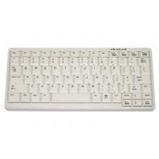 Компактная клавиатура TKL-083-KGEH-WHITE-OEM-PS/2-US/CYR (KL18253) настольная, русифицированная, 83 клавиши (AK-4100-P-W/US/CYR)