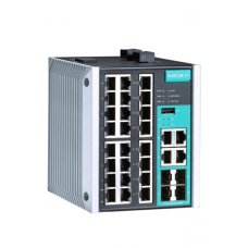 Коммутатор EDS-528E-4GTXSFP-LV-T Managed Gigabit Ethernet switch with 24 10/100BaseT(X) ports, and 4 combo 10/100/1000BaseT(X) or 100/1000BaseSFP ports, t: -40/7