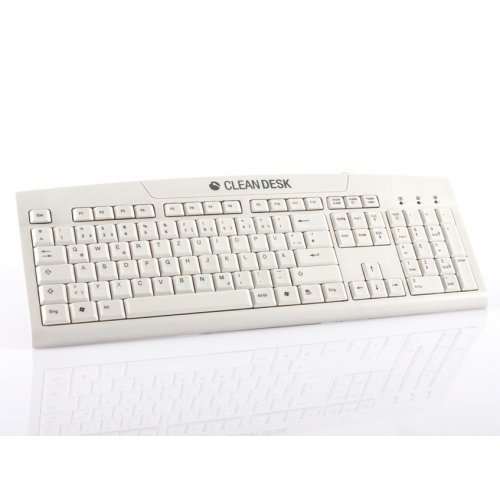 Эргономичная клавиатура TKL-105-IP68-KGEH-WHITE-USB-US/CYR ...