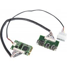 Модуль   MEC-FIR-M003/UB0501 Mini-PCIe Module with 1x 1394A Port, 2x 1394B Ports, 1x Universal Bracket (154 x 17 mm)