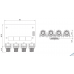 Модуль   CMI-M12LAN01/UB1010/CFM-PoE03   CMI Module with 4x Intel I210-AT GbE LAN, M12 Port / Universal Bracket with 4x M12 Cutout for DS-1200 Series / CFM Module with PoE Control Function, Individual Port 25.5W