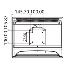 Крепление PPC-6151C-VESAE      PPC-6151C VESA BKT module