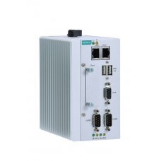 Компьютер MC-1112-E2-T x86 embedded computer with Intel Atom dual-core E3826 processor, 1 CFast socket, 1 VGA, 2 USBs, 2 GigaLANs, 2 serial ports, 12 to 36 VDC power, 4 GB RAM pre-installed