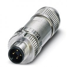 Разъем M12A-4PMM-IP67 Phoenix Contact 4-pin male A-coded connector