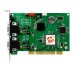 Плата PISO-CM200U-D Intelligent CAN interface with two Isolated Protection CAN Communication Port and 9-Pin D-sub connector for Universal PCI bus systems