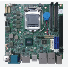 Плата   NEX-614B    (10G00061402X0) Mini-ITX board, Intel Celeron/Core i3, 2x SO-DIMM 288 pin DDR4, 2x HDMI, 4x USB 3.0, 3x USB 2.0, GbE, SATA, 5x RS232, RS232/422/485, mPCIe, M.2 (SATA), питание 12-24 В DC